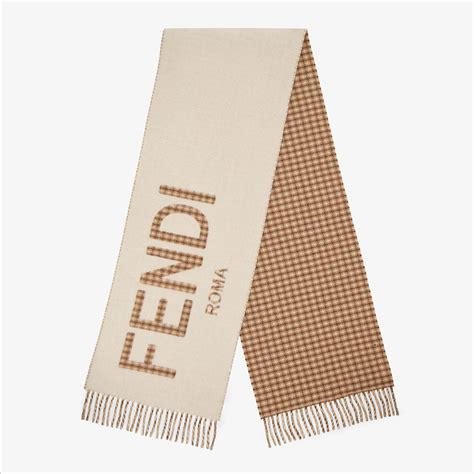 fendi cream scarf|Fendi poncho women's.